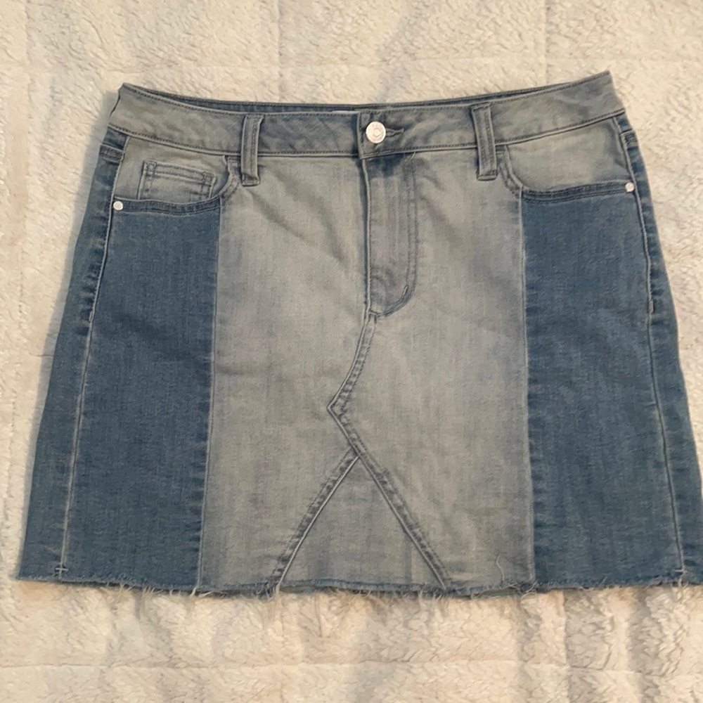 Celebrity Pink Denim Skirt